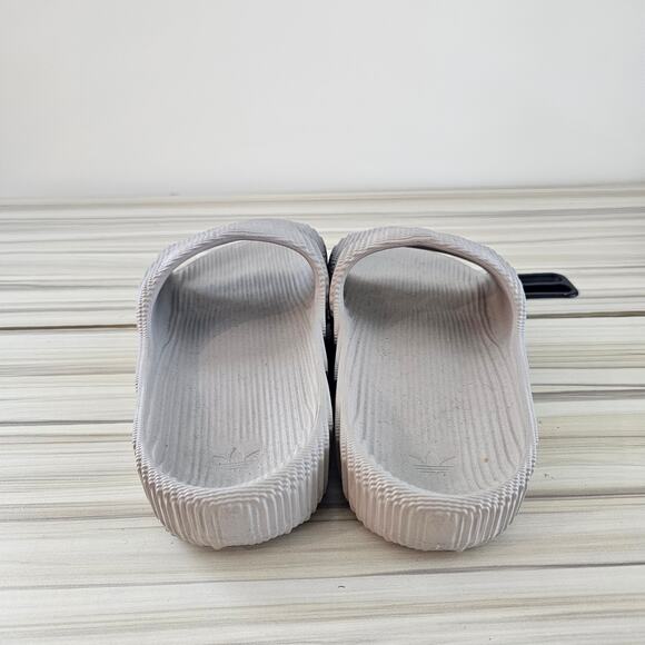 Adidas Originals Adilette 22 Men's Slide Sandals Gray Size 6 - Picture 6 of 9